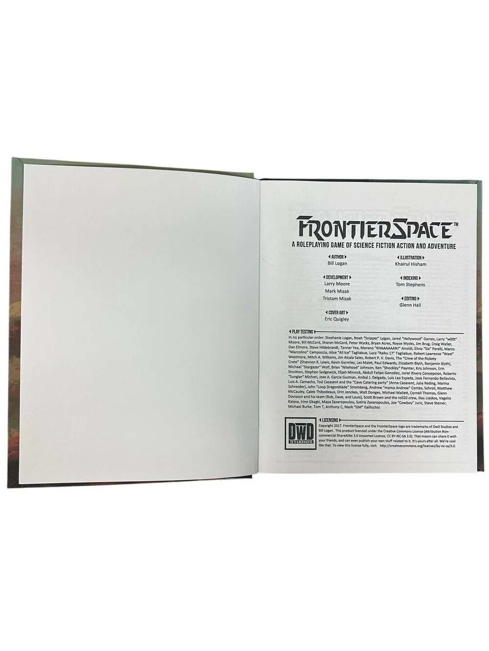 Frontier Space Referee's Handbook Hardcover: FrontierSpace RPG